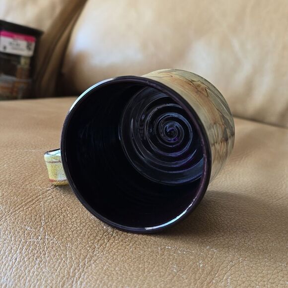 Signed Joyce Morgan Chelsea Pottery Cat Mug – Vtg Studio Ceramic, 3" Espresso - Picture 8 of 10